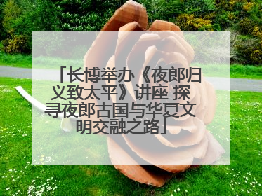 长博举办《夜郎归义致太平》讲座 探寻夜郎古国与华夏文明交融之路