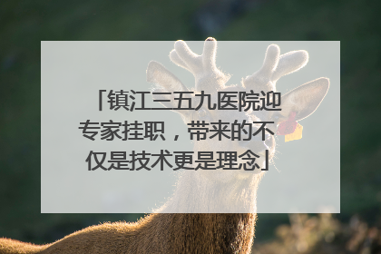 镇江三五九医院迎专家挂职，带来的不仅是技术更是理念