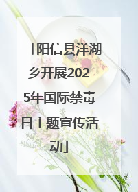 阳信县洋湖乡开展2025年国际禁毒日主题宣传活动