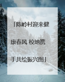 陈岭村迎来健康春风 校地携手共绘振兴图