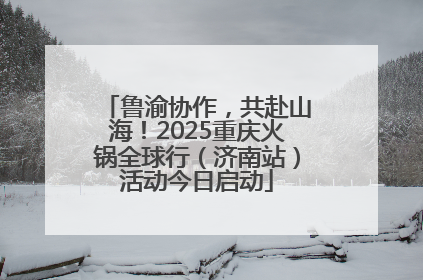 鲁渝协作，共赴山海！2025重庆火锅全球行（济南站）活动今日启动