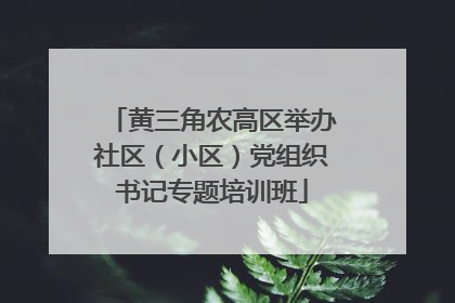 黄三角农高区举办社区（小区）党组织书记专题培训班