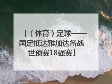 （体育）足球——国足抵达雅加达备战世预赛18强赛