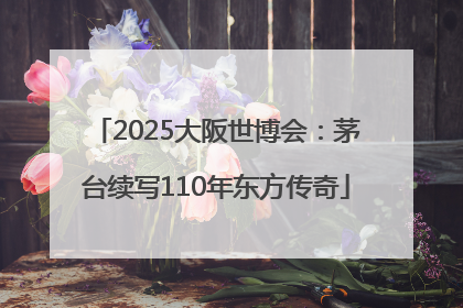 2025大阪世博会：茅台续写110年东方传奇