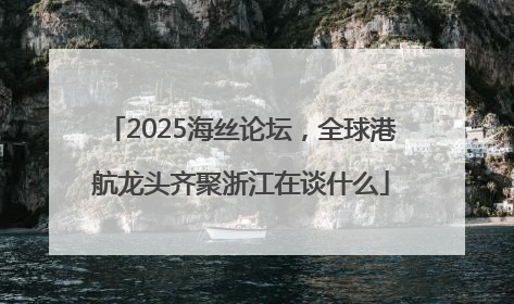 2025海丝论坛，全球港航龙头齐聚浙江在谈什么